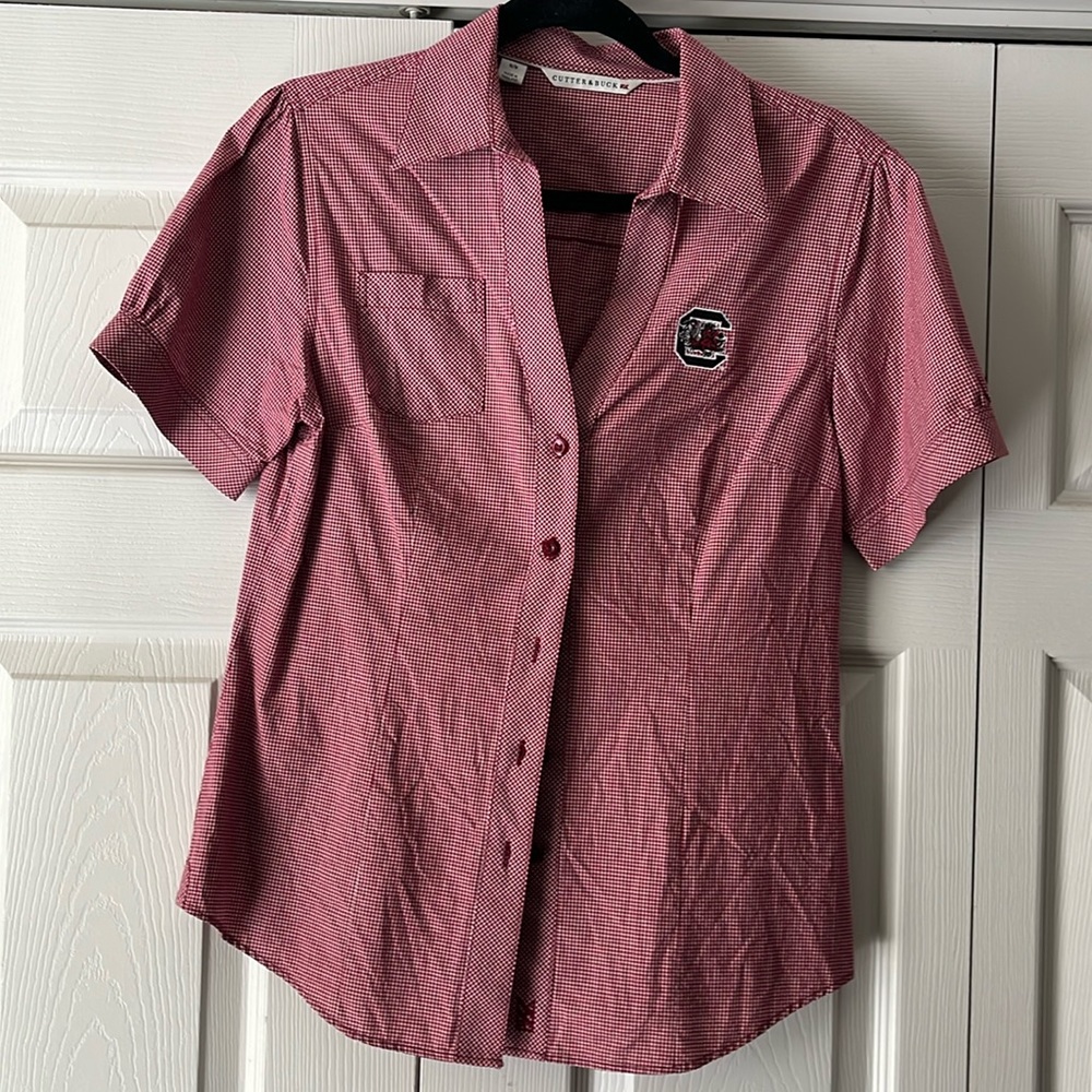 Gamecock plaid top